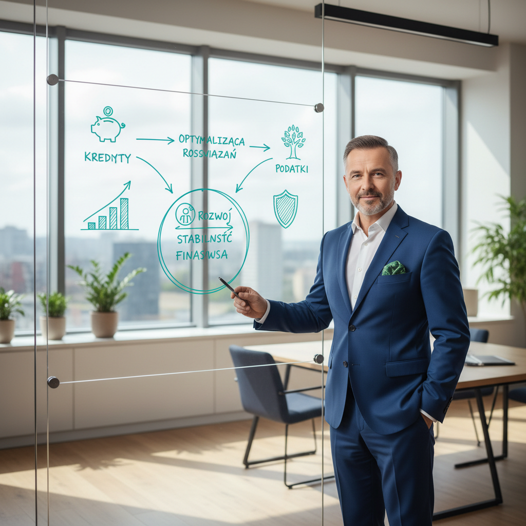 Konsultacja biznesowa przy biurku