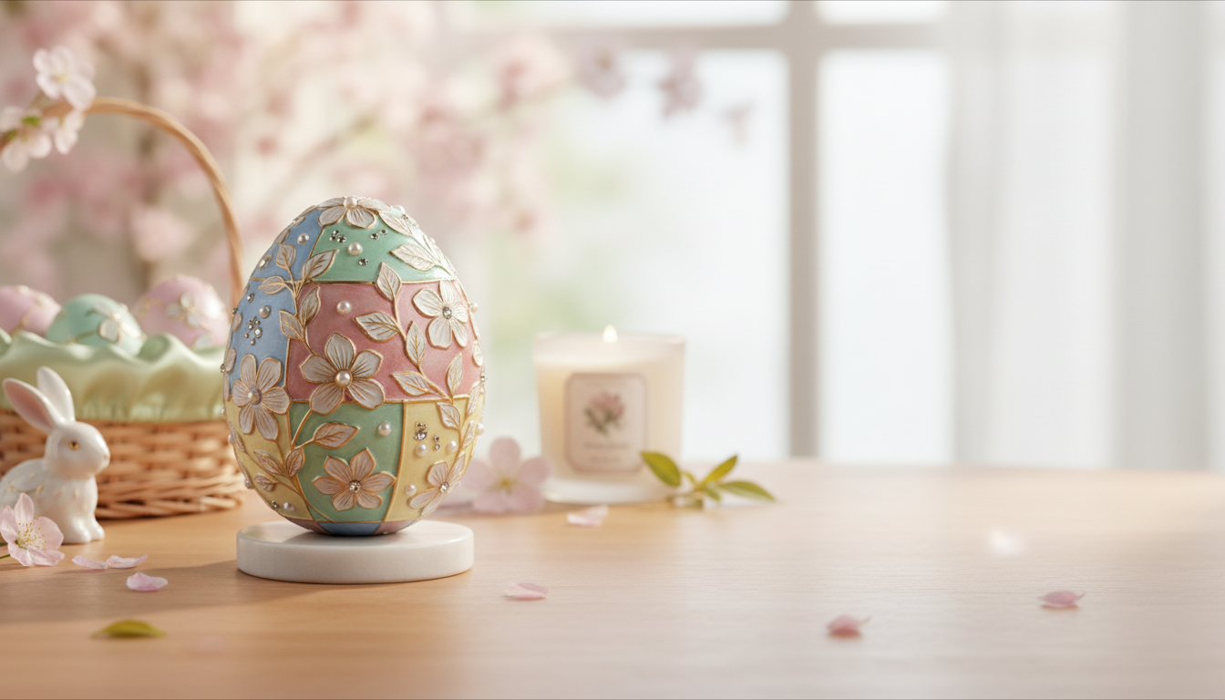 Eleganckie dekoracje wielkanocne w pastelowych barwach