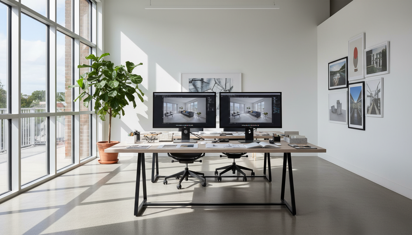 Minimalistyczne wnętrze Japandi